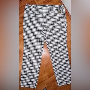 Counterparts white & black pull on pants